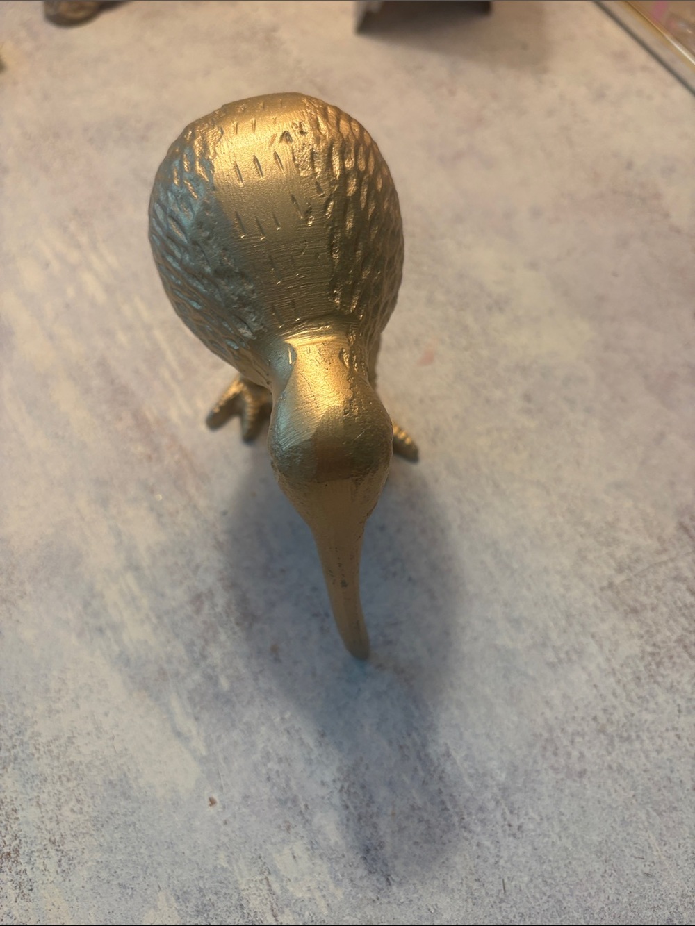Gold Bird Figurine Decorative Accent - Home Accents